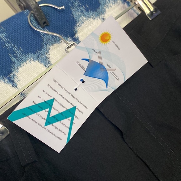 Willit black size 8 UPF performance pants with pockets - Picture 7 of 15